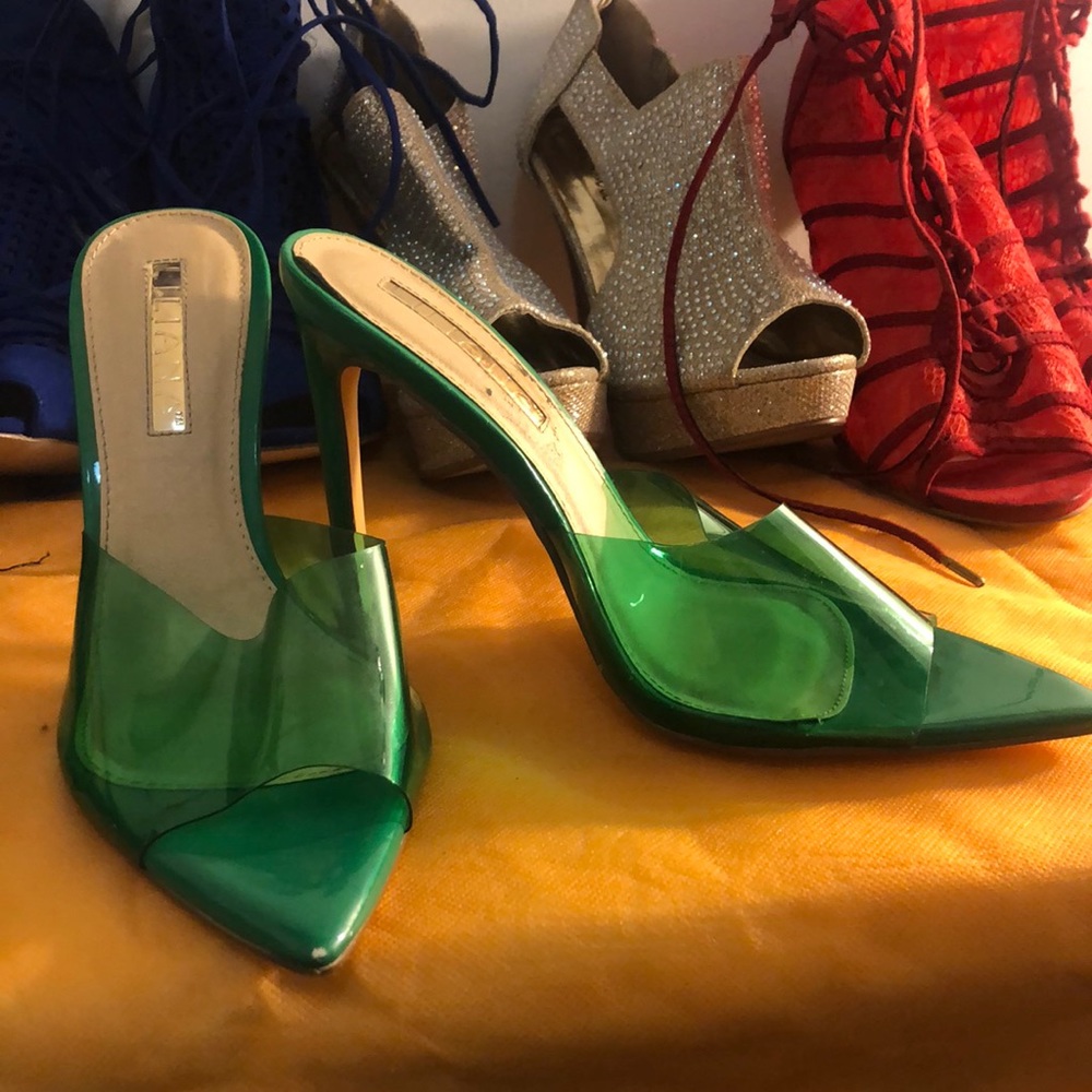 Green heels